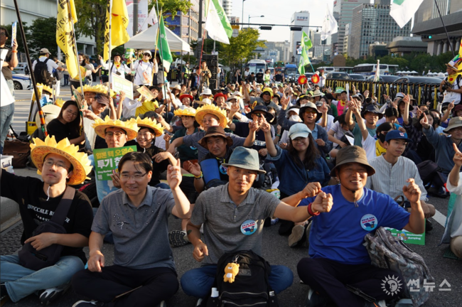 ‘일본방사성오염수해양투기저지공동행동(이하 공동행동)’은 일본 정부의 핵 오염수 해양투기 중단을 촉구하기 위해 국민 행동을 진행했다