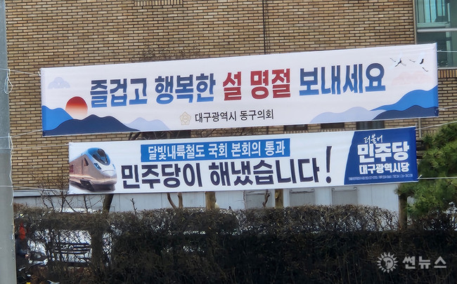 대구광역시, 설맞이 불법광고물 및 정당현수막 합동 점검 실시