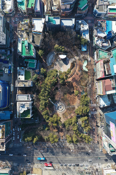 현 2.28기념중앙공원 항공사진